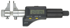 .2 - 1.2'' Measuring Range - .00005/.001mm Resolution - Friction Thimble - Hardened & Ground Face -  Electronic Inside Micrometer - Americas Tooling