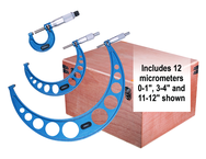 0 - 12" .0001" Graduation Micrometer Set - Americas Tooling