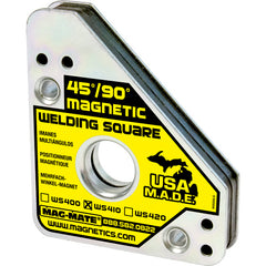 Magnetic Welding Square - Adjustable - 6 1/8″ × 5/8″ × 3 3/8″-110 lbs Holding Capacity - Americas Tooling