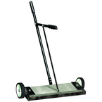 Mag-Mate - Permanent Ceramic Self Cleaning Magnetic floor and Shop sweeper. 24" wide - Americas Tooling