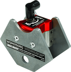 On/Off Rare Earth Magneitc Welding Square - 4" Length - 150 lbs Holding Capacity - Americas Tooling