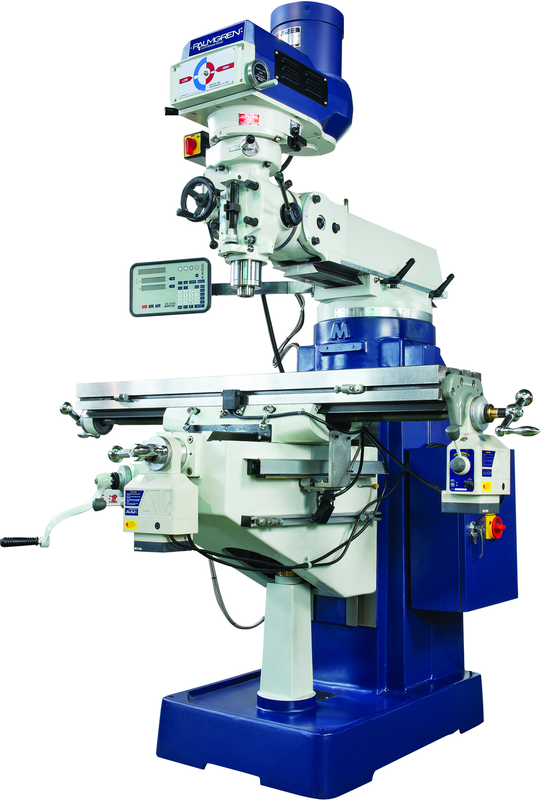 Deluxe Vertical Turret Mill w/DRO and Power Feeds - Americas Tooling