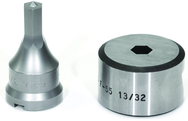 PDH7/16; 7/16" Hex Punch & Die Set - Americas Tooling