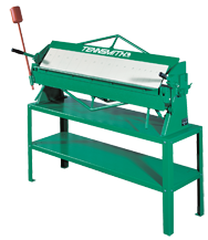 Box & Pan Hand Brake  - #HBU48-16 - 48-1/4'' Working Length - 16 Gauge Capacity (Mild Steel) Stand Included ( 48S) - Americas Tooling