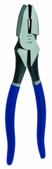 8-1/2" Linesmen Plier w/Side Cutters; Double-Dipped Plastic Handle - Americas Tooling