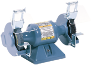 Grinder/Buffer - #8250W; 8 x 1 x 3/4'' Wheel Size; 3/4HP; 1PH; 115/230V Motor - Americas Tooling