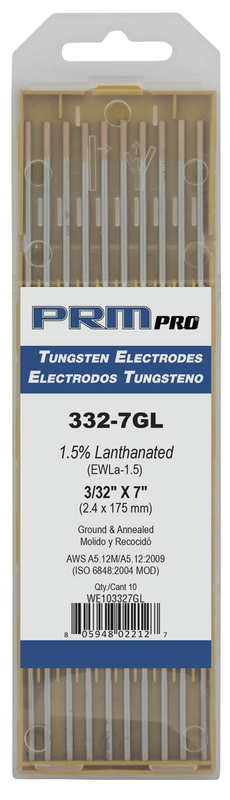 18-7GL 7" Electrode 1.5% Lanthanated - Americas Tooling