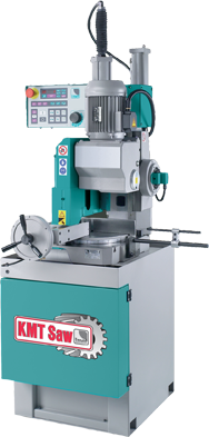 14" CNC automatic saw fully programmable; 4" round capacity; 4 x 7" rectangle capacity; ferrous cutting variable speed 13-89 rpm; 4HP 3PH 230/460V; 1900lbs - Americas Tooling