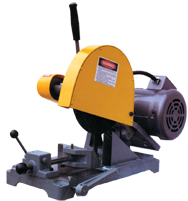 Abrasive Cut-Off Saw-Floor Swivel Vise - #K10S-1; Takes 10" x 5/8 Hole Wheel (Not Included); 3HP; 1PH Motor - Americas Tooling