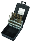 60 Pc. #1 - #60 Wire Gage Cobalt Bronze Oxide Jobber Drill Set - Americas Tooling