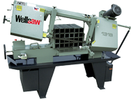 Horizontal Wet Bandsaw - #1318 - 13 x 18'' Capacity - 3 HP; 3PH; 220/440V Motor - Americas Tooling