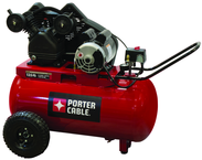 20 Gal. Single Stage Air Compressor, Horizontal, medium Duty Cast Iron - Americas Tooling