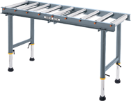 9-Roller Roller Table - #D2271--19" Wide x 65" Long - Americas Tooling