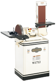 6" x 48" Belt and 12" Disc Floor Standing Combination Sander 1.5HP 110V; 1PH - Americas Tooling