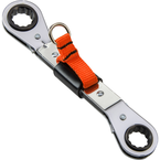 Proto® Tether-Ready Offset Double Box Reversible Ratcheting Wrench 1/2" x 9/16" - 6 Point - Americas Tooling