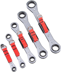 Proto® Tether-Ready 5 Piece Double Box Ratcheting Wrench Set - 6 & 12 Point - Americas Tooling