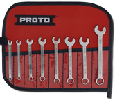 Proto® 8 Piece Full Polish Combination Short Wrench Set - 6 Point - Americas Tooling