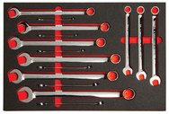 Proto® Foamed 15 Piece Combination Wrench Set -Full Polish- 12 Point - Americas Tooling