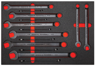 Proto® Foamed 14 Piece Combination Wrench Set- Black Chrome- 12 Point - Americas Tooling