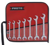 Proto® 7 Piece Full Polish Angle Open-End Wrench Set - Americas Tooling