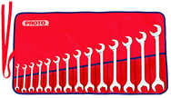 Proto® 14 Piece Full Polish Angle Open-End Wrench Set - Americas Tooling