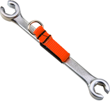 Proto® Tether-Ready Satin Flare-Nut Wrench 1/2" x 9/16" - 6 Point - Americas Tooling