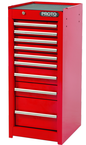 Proto® 440SS Side Cabinet - 9 Drawer, Red - Americas Tooling