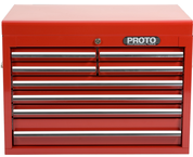 Proto® 440SS 27" Top Chest - 8 Drawer, Red - Americas Tooling