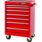 Proto® 440SS 27" Roller Cabinet - 7 Drawer, Red - Americas Tooling