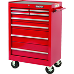 Proto® 440SS 27" Roller Cabinet - 8 Drawer, Red - Americas Tooling