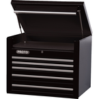 Proto® 450HS 34" Top Chest - 5 Drawer, Black - Americas Tooling