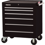 Proto® 450HS 34" Roller Cabinet - 6 Drawer, Black - Americas Tooling