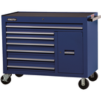 Proto® 450HS 50" Workstation - 7 Drawer & 1 Shelf, Blue - Americas Tooling