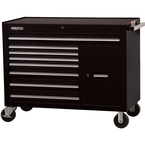 Proto® 450HS 50" Workstation - 8 Drawer & 2 Shelves, Black - Americas Tooling