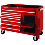 Proto® 450HS 50" Workstation - 8 Drawer & 1 Shelf, Red - Americas Tooling