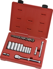 Proto® 3/8" Drive 22 Piece Socket Set - 12 Point - Americas Tooling