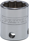 Proto® Tether-Ready 3/8" Drive Socket 17 mm - 12 Point - Americas Tooling