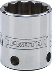 Proto® Tether-Ready 3/8" Drive Socket 21 mm - 12 Point - Americas Tooling