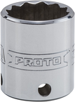 Proto® Tether-Ready 3/8" Drive Socket 22 mm - 12 Point - Americas Tooling