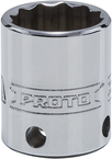 Proto® Tether-Ready 3/8" Drive Socket 3/4" - 12 Point - Americas Tooling