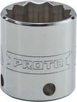 Proto® Tether-Ready 3/8" Drive Socket 24 mm - 12 Point - Americas Tooling