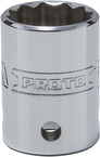 Proto® Tether-Ready 1/2" Drive Socket 21 mm - 12 Point - Americas Tooling