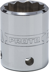 Proto® Tether-Ready 1/2" Drive Socket 23 mm - 12 Point - Americas Tooling