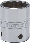 Proto® Tether-Ready 1/2" Drive Socket 27 mm - 12 Point - Americas Tooling