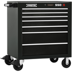 Proto® 550S 34" Roller Cabinet - 7 Drawer, Gloss Black - Americas Tooling