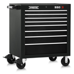 Proto® 550S 34" Roller Cabinet - 8 Drawer, Gloss Black - Americas Tooling