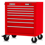 Proto® 550S 34" Roller Cabinet - 8 Drawer, Gloss Red - Americas Tooling