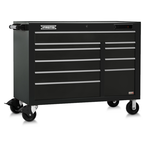 Proto® 550E 50" Front Facing Power Workstation w/ USB - 10 Drawer, Gloss Black - Americas Tooling