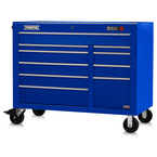 Proto® 550E 50" Power Workstation - 10 Drawer, Gloss Blue - Americas Tooling