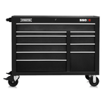 Proto® 550S 50" Workstation - 10 Drawer, Gloss Black - Americas Tooling